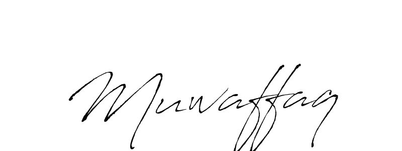 Also we have Muwaffaq name is the best signature style. Create professional handwritten signature collection using Antro_Vectra autograph style. Muwaffaq signature style 6 images and pictures png