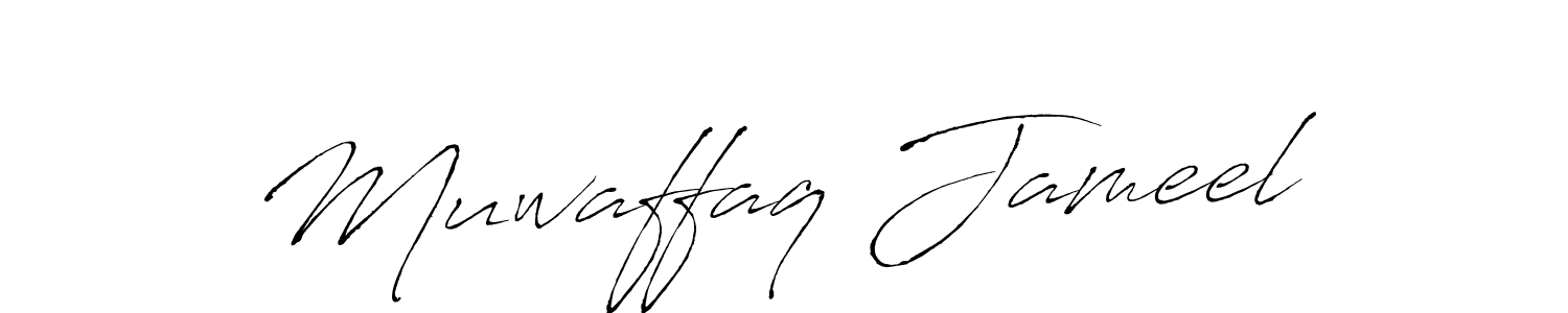 You should practise on your own different ways (Antro_Vectra) to write your name (Muwaffaq Jameel) in signature. don't let someone else do it for you. Muwaffaq Jameel signature style 6 images and pictures png