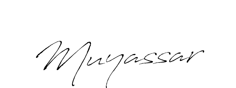 Design your own signature with our free online signature maker. With this signature software, you can create a handwritten (Antro_Vectra) signature for name Muyassar. Muyassar signature style 6 images and pictures png