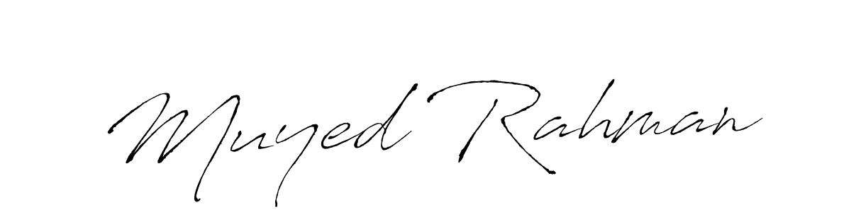 It looks lik you need a new signature style for name Muyed Rahman. Design unique handwritten (Antro_Vectra) signature with our free signature maker in just a few clicks. Muyed Rahman signature style 6 images and pictures png