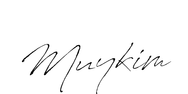 How to make Muykim name signature. Use Antro_Vectra style for creating short signs online. This is the latest handwritten sign. Muykim signature style 6 images and pictures png