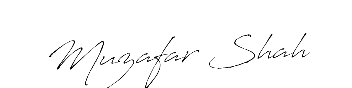 Muzafar Shah stylish signature style. Best Handwritten Sign (Antro_Vectra) for my name. Handwritten Signature Collection Ideas for my name Muzafar Shah. Muzafar Shah signature style 6 images and pictures png