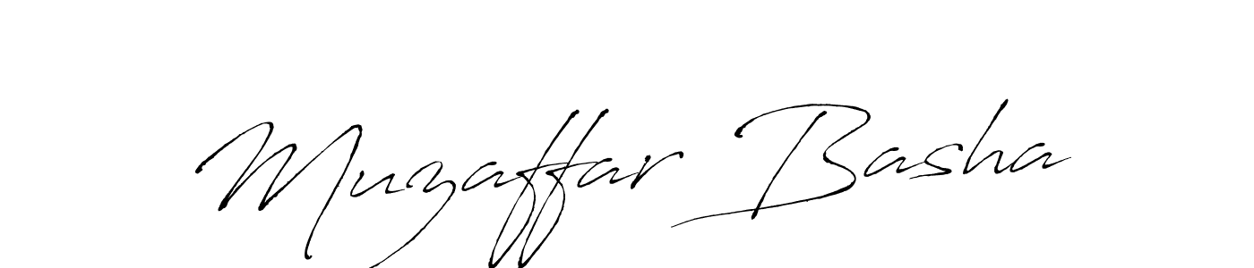 Muzaffar Basha stylish signature style. Best Handwritten Sign (Antro_Vectra) for my name. Handwritten Signature Collection Ideas for my name Muzaffar Basha. Muzaffar Basha signature style 6 images and pictures png