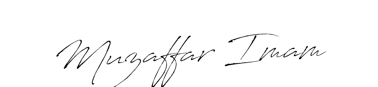 How to make Muzaffar Imam signature? Antro_Vectra is a professional autograph style. Create handwritten signature for Muzaffar Imam name. Muzaffar Imam signature style 6 images and pictures png