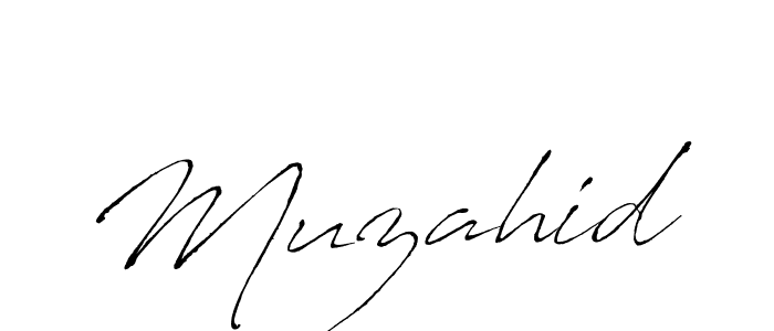 How to make Muzahid signature? Antro_Vectra is a professional autograph style. Create handwritten signature for Muzahid name. Muzahid signature style 6 images and pictures png