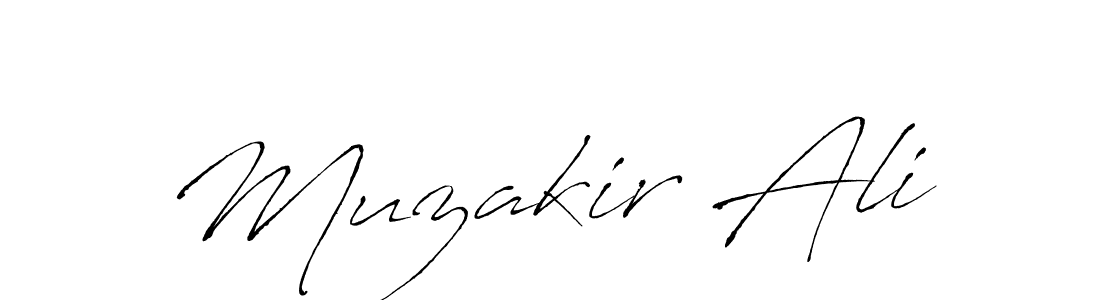 Create a beautiful signature design for name Muzakir Ali. With this signature (Antro_Vectra) fonts, you can make a handwritten signature for free. Muzakir Ali signature style 6 images and pictures png