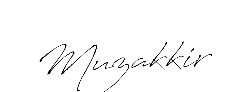 Muzakkir stylish signature style. Best Handwritten Sign (Antro_Vectra) for my name. Handwritten Signature Collection Ideas for my name Muzakkir. Muzakkir signature style 6 images and pictures png