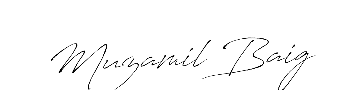 Also we have Muzamil Baig name is the best signature style. Create professional handwritten signature collection using Antro_Vectra autograph style. Muzamil Baig signature style 6 images and pictures png
