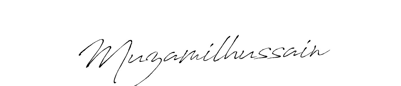 Use a signature maker to create a handwritten signature online. With this signature software, you can design (Antro_Vectra) your own signature for name Muzamilhussain. Muzamilhussain signature style 6 images and pictures png
