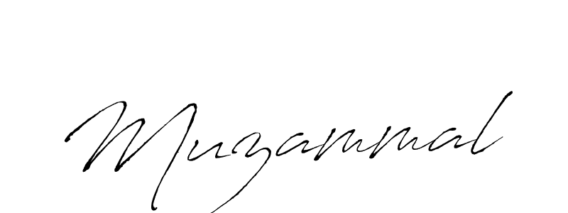 Make a beautiful signature design for name Muzammal. With this signature (Antro_Vectra) style, you can create a handwritten signature for free. Muzammal signature style 6 images and pictures png