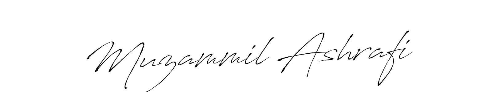 Create a beautiful signature design for name Muzammil Ashrafi. With this signature (Antro_Vectra) fonts, you can make a handwritten signature for free. Muzammil Ashrafi signature style 6 images and pictures png