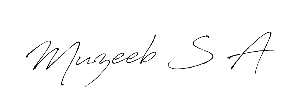 The best way (Antro_Vectra) to make a short signature is to pick only two or three words in your name. The name Muzeeb S A include a total of six letters. For converting this name. Muzeeb S A signature style 6 images and pictures png