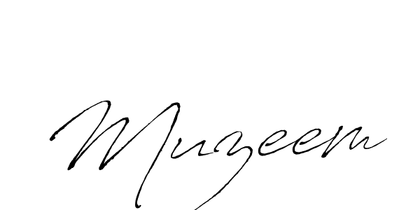 How to make Muzeem signature? Antro_Vectra is a professional autograph style. Create handwritten signature for Muzeem name. Muzeem signature style 6 images and pictures png