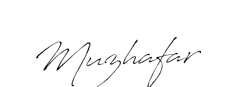 Design your own signature with our free online signature maker. With this signature software, you can create a handwritten (Antro_Vectra) signature for name Muzhafar. Muzhafar signature style 6 images and pictures png