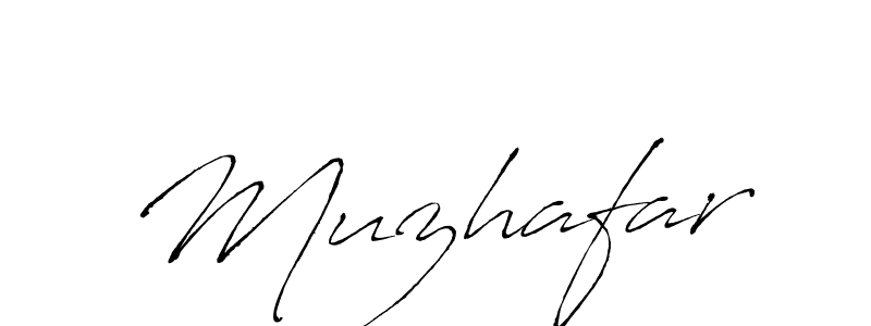 Design your own signature with our free online signature maker. With this signature software, you can create a handwritten (Antro_Vectra) signature for name Muzhafar. Muzhafar signature style 6 images and pictures png