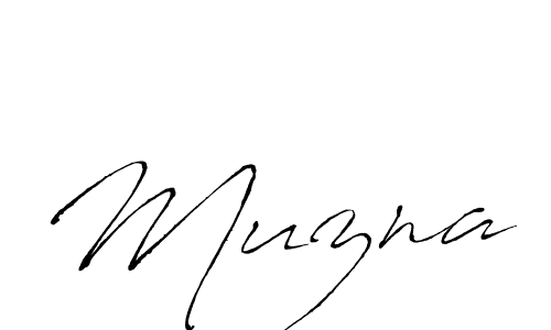 Create a beautiful signature design for name Muzna. With this signature (Antro_Vectra) fonts, you can make a handwritten signature for free. Muzna signature style 6 images and pictures png