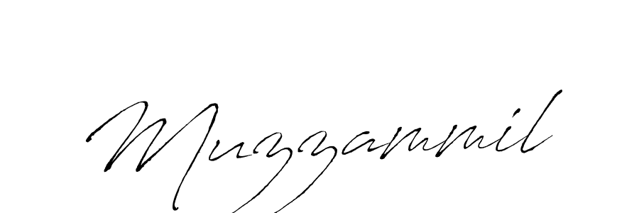 Make a beautiful signature design for name Muzzammil. With this signature (Antro_Vectra) style, you can create a handwritten signature for free. Muzzammil signature style 6 images and pictures png