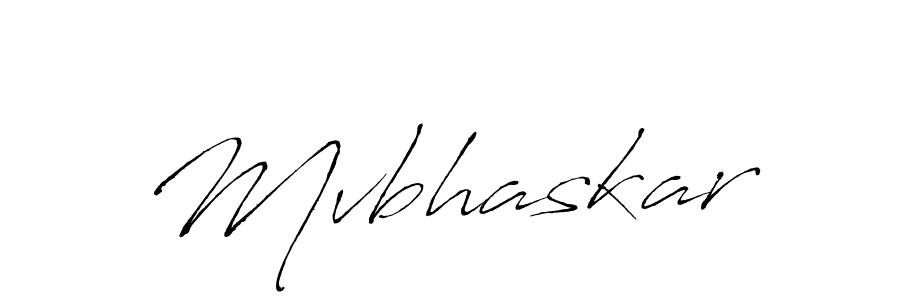 You should practise on your own different ways (Antro_Vectra) to write your name (Mvbhaskar) in signature. don't let someone else do it for you. Mvbhaskar signature style 6 images and pictures png