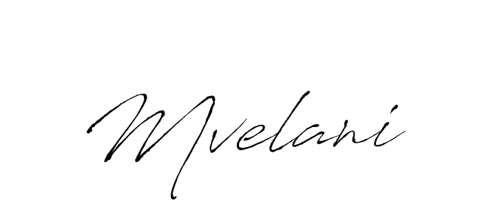 Use a signature maker to create a handwritten signature online. With this signature software, you can design (Antro_Vectra) your own signature for name Mvelani. Mvelani signature style 6 images and pictures png