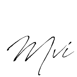 Create a beautiful signature design for name Mvi. With this signature (Antro_Vectra) fonts, you can make a handwritten signature for free. Mvi signature style 6 images and pictures png