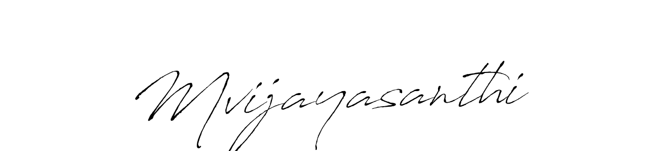 Make a beautiful signature design for name Mvijayasanthi. Use this online signature maker to create a handwritten signature for free. Mvijayasanthi signature style 6 images and pictures png