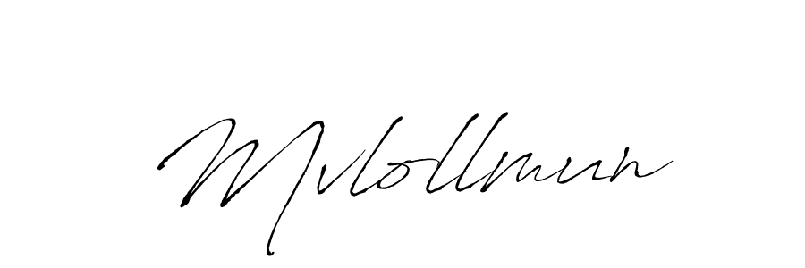 Create a beautiful signature design for name Mvlollmun. With this signature (Antro_Vectra) fonts, you can make a handwritten signature for free. Mvlollmun signature style 6 images and pictures png