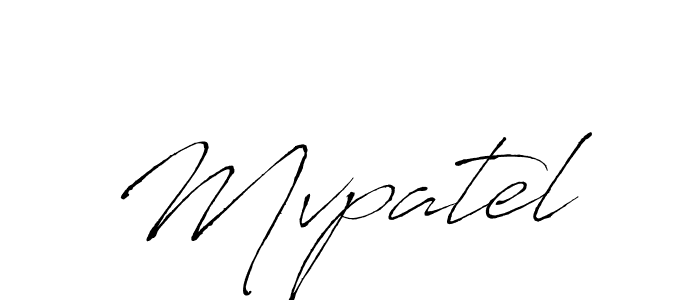 Use a signature maker to create a handwritten signature online. With this signature software, you can design (Antro_Vectra) your own signature for name Mvpatel. Mvpatel signature style 6 images and pictures png