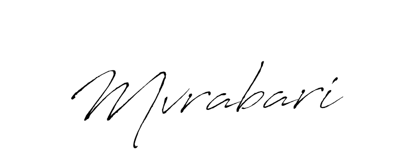 Create a beautiful signature design for name Mvrabari. With this signature (Antro_Vectra) fonts, you can make a handwritten signature for free. Mvrabari signature style 6 images and pictures png