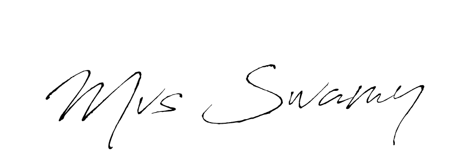 Make a beautiful signature design for name Mvs Swamy. Use this online signature maker to create a handwritten signature for free. Mvs Swamy signature style 6 images and pictures png