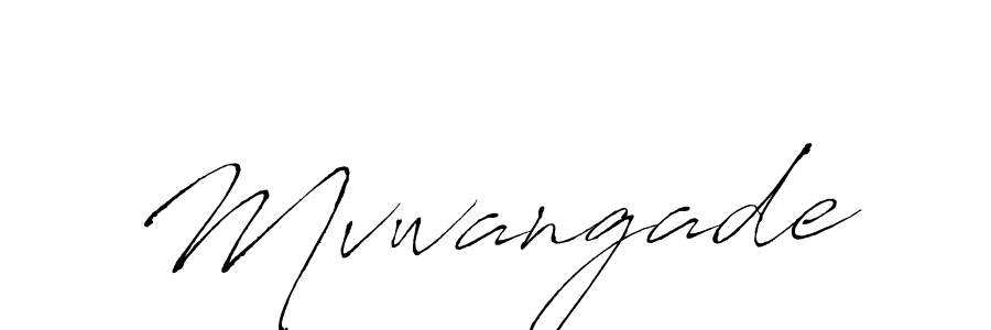 Create a beautiful signature design for name Mvwangade. With this signature (Antro_Vectra) fonts, you can make a handwritten signature for free. Mvwangade signature style 6 images and pictures png