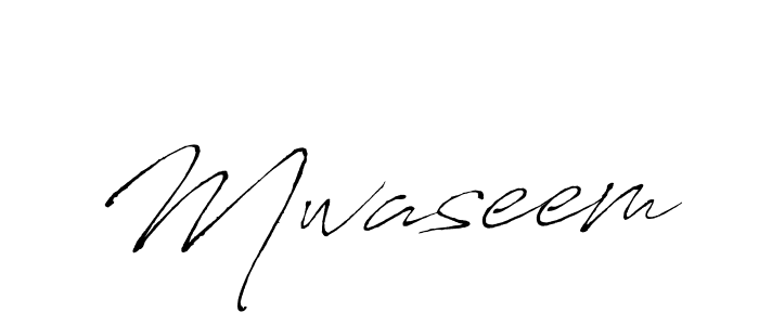 Create a beautiful signature design for name Mwaseem. With this signature (Antro_Vectra) fonts, you can make a handwritten signature for free. Mwaseem signature style 6 images and pictures png