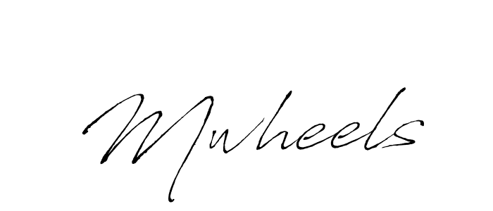 Mwheels stylish signature style. Best Handwritten Sign (Antro_Vectra) for my name. Handwritten Signature Collection Ideas for my name Mwheels. Mwheels signature style 6 images and pictures png