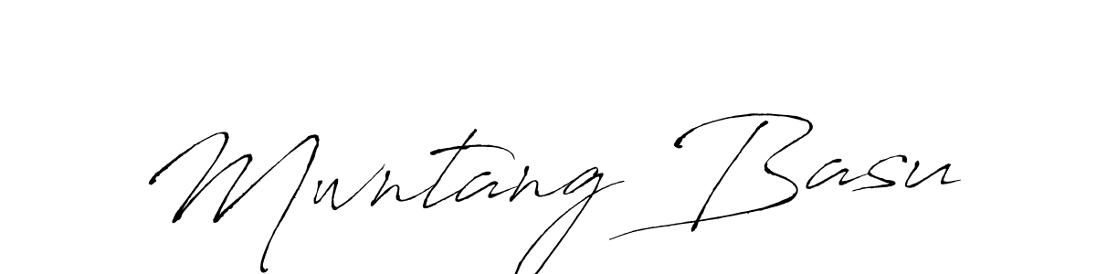 How to make Mwntang Basu signature? Antro_Vectra is a professional autograph style. Create handwritten signature for Mwntang Basu name. Mwntang Basu signature style 6 images and pictures png