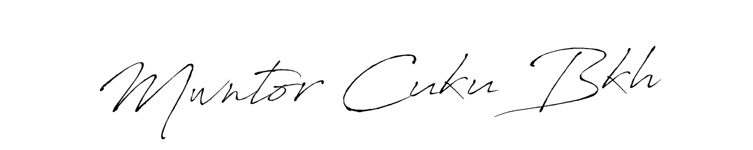 Create a beautiful signature design for name Mwntor Cuku Bkh. With this signature (Antro_Vectra) fonts, you can make a handwritten signature for free. Mwntor Cuku Bkh signature style 6 images and pictures png