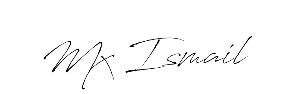 Also we have Mx Ismail name is the best signature style. Create professional handwritten signature collection using Antro_Vectra autograph style. Mx Ismail signature style 6 images and pictures png