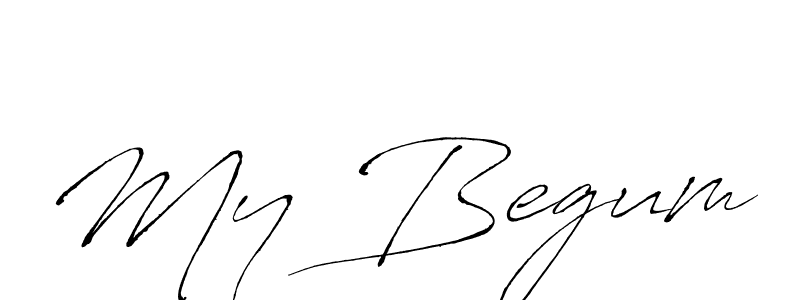 How to make My Begum signature? Antro_Vectra is a professional autograph style. Create handwritten signature for My Begum name. My Begum signature style 6 images and pictures png