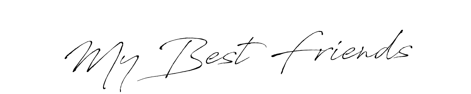 How to make My Best Friends signature? Antro_Vectra is a professional autograph style. Create handwritten signature for My Best Friends name. My Best Friends signature style 6 images and pictures png