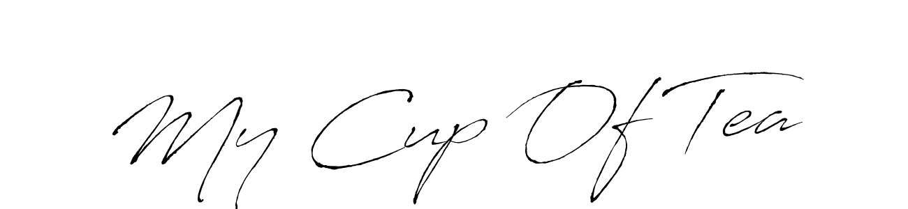 This is the best signature style for the My Cup Of Tea name. Also you like these signature font (Antro_Vectra). Mix name signature. My Cup Of Tea signature style 6 images and pictures png