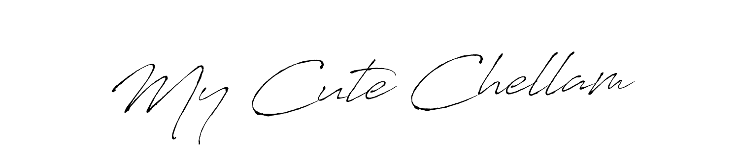 Make a short My Cute Chellam signature style. Manage your documents anywhere anytime using Antro_Vectra. Create and add eSignatures, submit forms, share and send files easily. My Cute Chellam signature style 6 images and pictures png