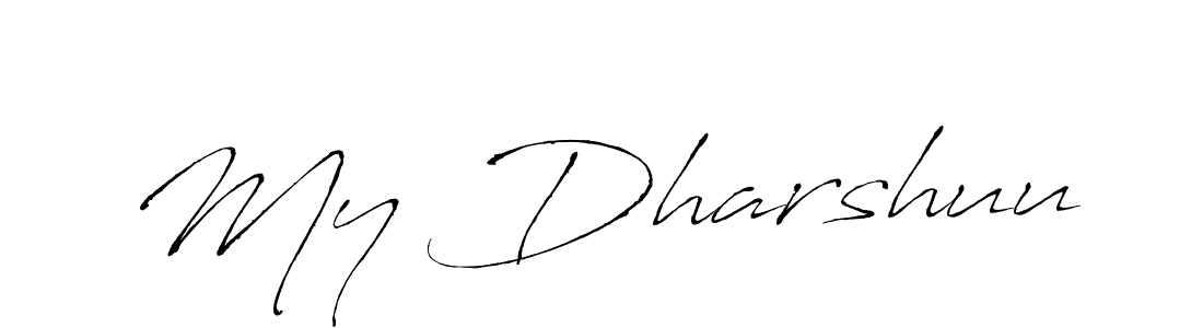 The best way (Antro_Vectra) to make a short signature is to pick only two or three words in your name. The name My Dharshuu include a total of six letters. For converting this name. My Dharshuu signature style 6 images and pictures png