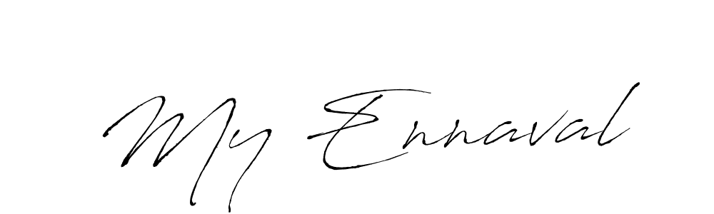 My Ennaval stylish signature style. Best Handwritten Sign (Antro_Vectra) for my name. Handwritten Signature Collection Ideas for my name My Ennaval. My Ennaval signature style 6 images and pictures png