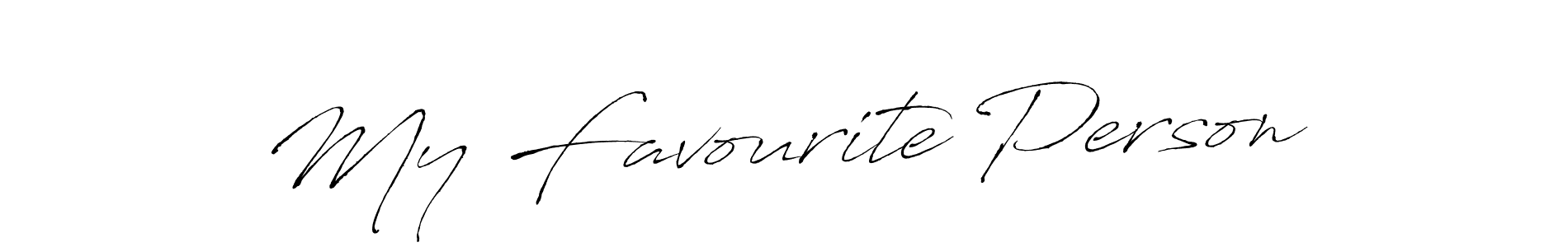 Also we have My Favourite Person name is the best signature style. Create professional handwritten signature collection using Antro_Vectra autograph style. My Favourite Person signature style 6 images and pictures png