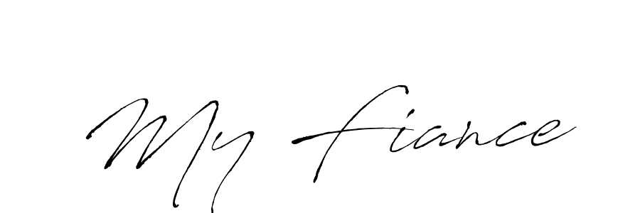Use a signature maker to create a handwritten signature online. With this signature software, you can design (Antro_Vectra) your own signature for name My Fiance. My Fiance signature style 6 images and pictures png