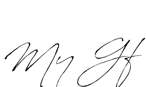 if you are searching for the best signature style for your name My Gf. so please give up your signature search. here we have designed multiple signature styles  using Antro_Vectra. My Gf signature style 6 images and pictures png