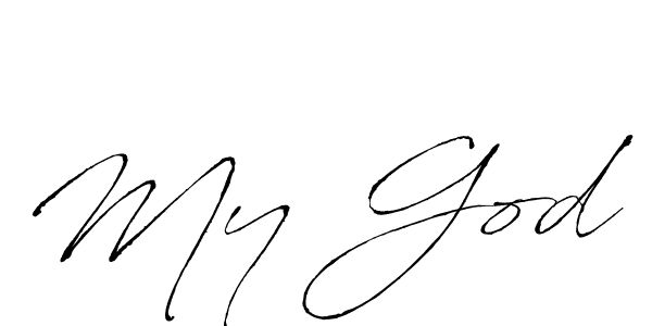 Also we have My God name is the best signature style. Create professional handwritten signature collection using Antro_Vectra autograph style. My God signature style 6 images and pictures png