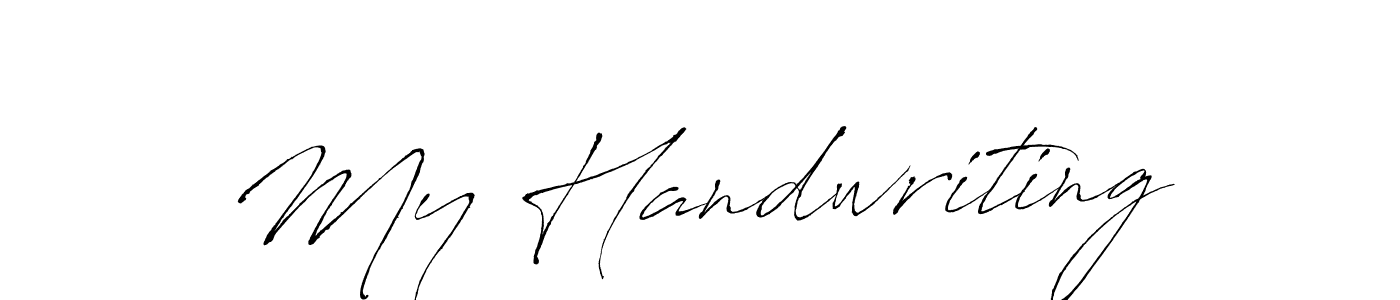 Design your own signature with our free online signature maker. With this signature software, you can create a handwritten (Antro_Vectra) signature for name My Handwriting. My Handwriting signature style 6 images and pictures png