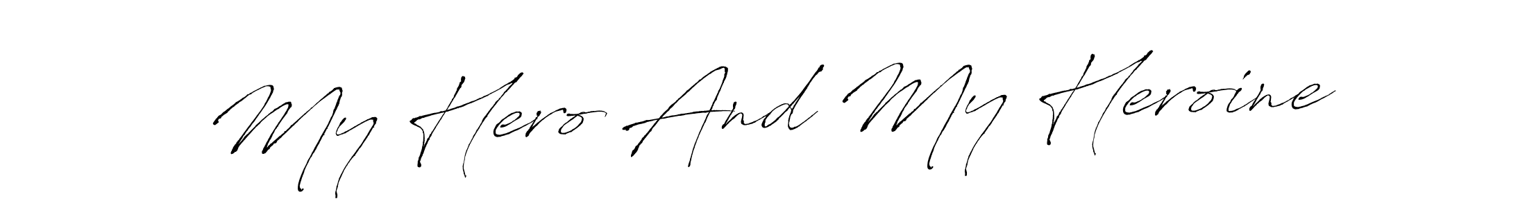 Once you've used our free online signature maker to create your best signature Antro_Vectra style, it's time to enjoy all of the benefits that My Hero And My Heroine name signing documents. My Hero And My Heroine signature style 6 images and pictures png