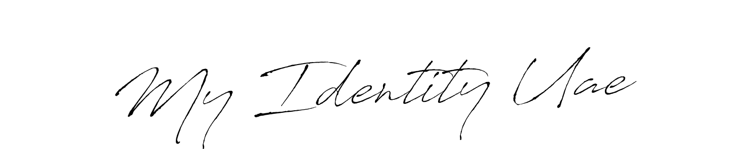 This is the best signature style for the My Identity Uae name. Also you like these signature font (Antro_Vectra). Mix name signature. My Identity Uae signature style 6 images and pictures png