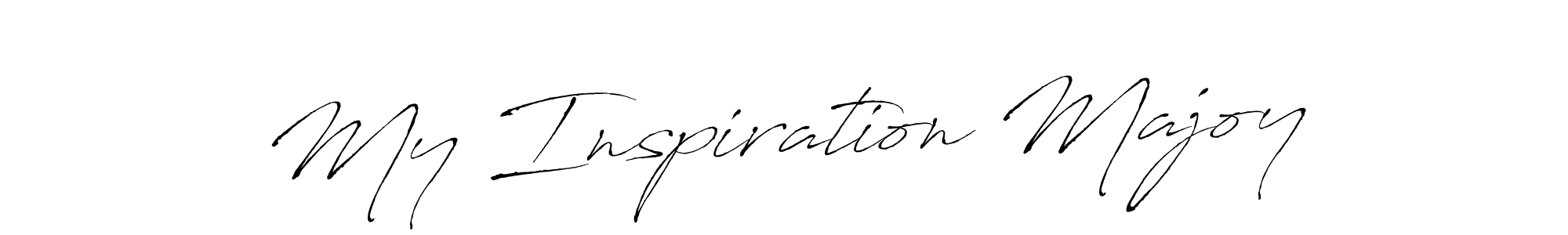 Antro_Vectra is a professional signature style that is perfect for those who want to add a touch of class to their signature. It is also a great choice for those who want to make their signature more unique. Get My Inspiration Majoy name to fancy signature for free. My Inspiration Majoy signature style 6 images and pictures png