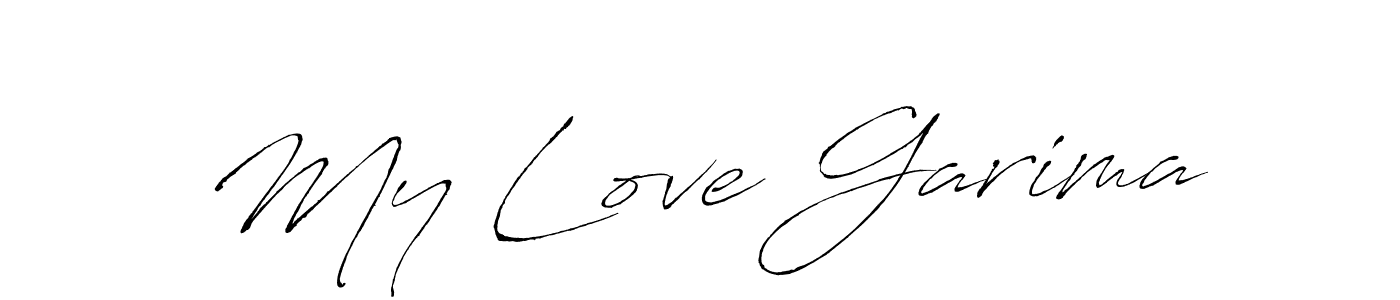How to make My Love Garima name signature. Use Antro_Vectra style for creating short signs online. This is the latest handwritten sign. My Love Garima signature style 6 images and pictures png